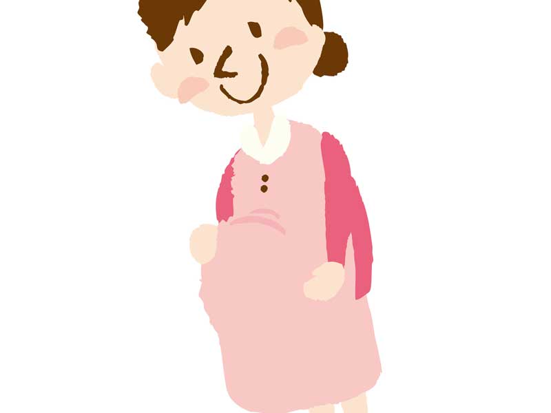 妊婦さんのイラスト