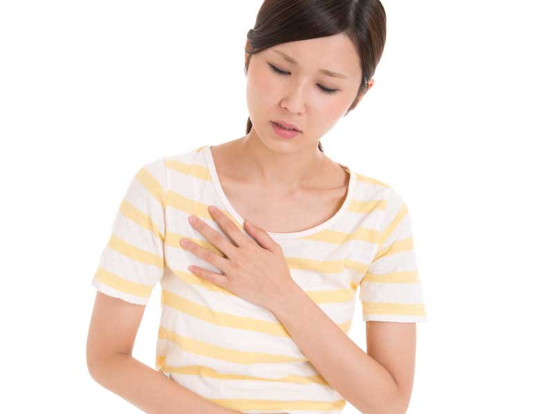 胸やけする妊婦さん