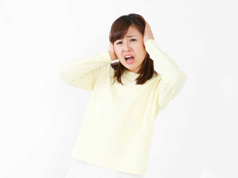 ストレスが溜まっている主婦