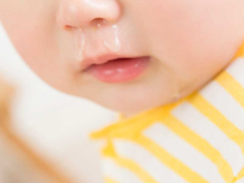 鼻水が出ている赤ちゃん