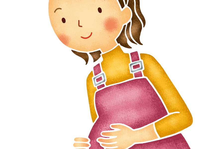 妊婦さんのイラスト
