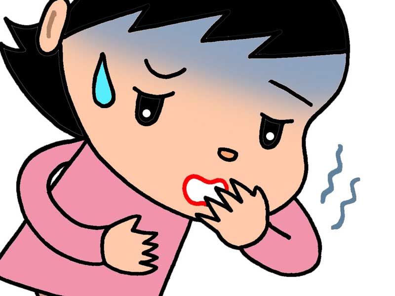 体調が悪い妊婦さんのイラスト