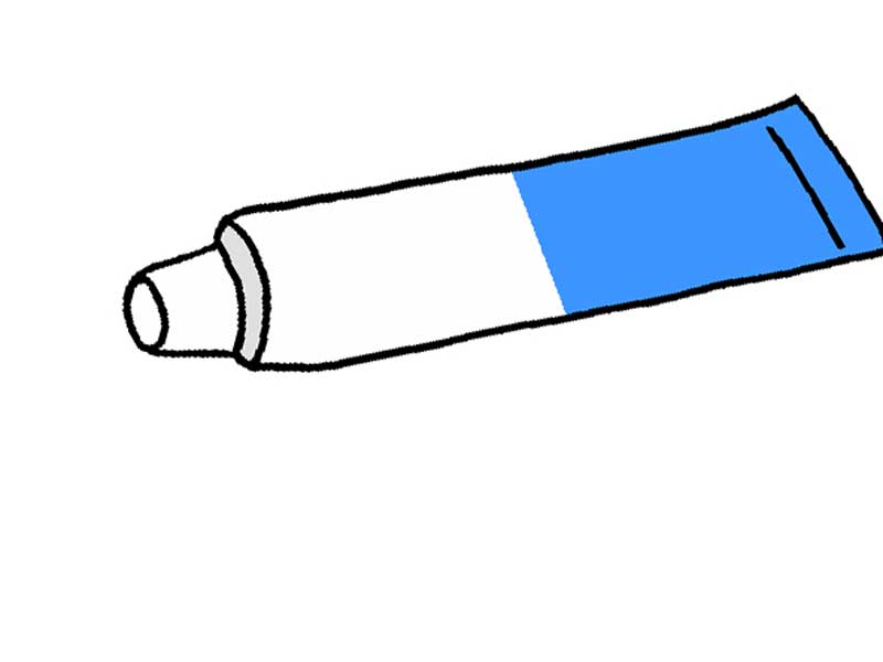 軟膏のイラスト