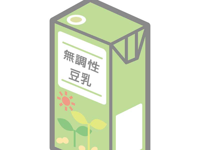 無調整豆乳のイラスト