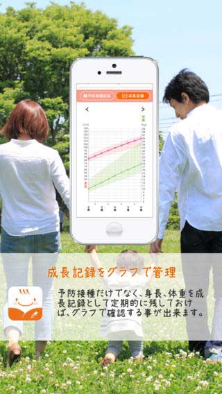 予防接種ナビ(アプリ画面キャプチャ)