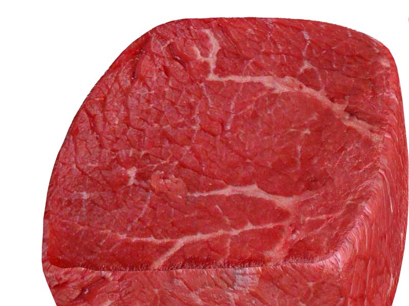 生の肉のイラスト