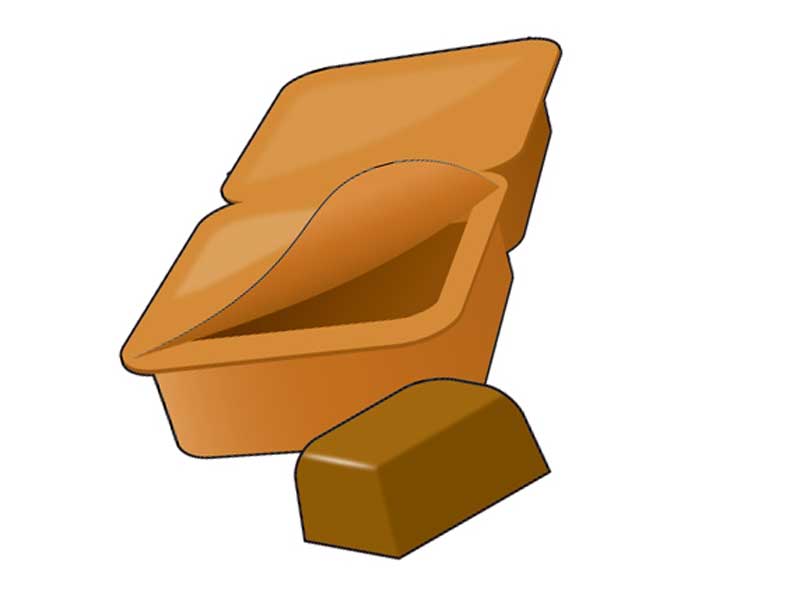 カレーのルーのイラスト