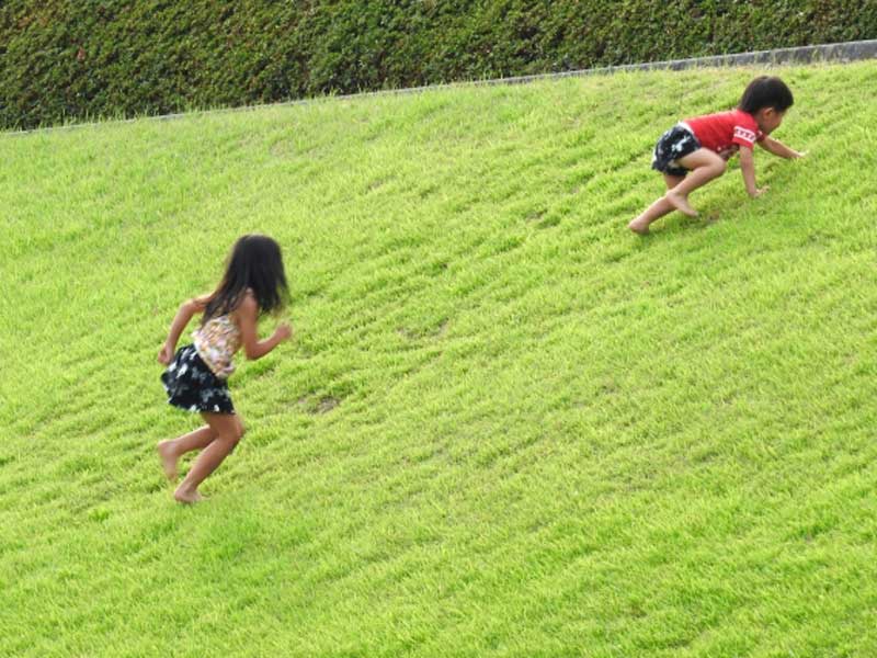 遊んでいる子供達