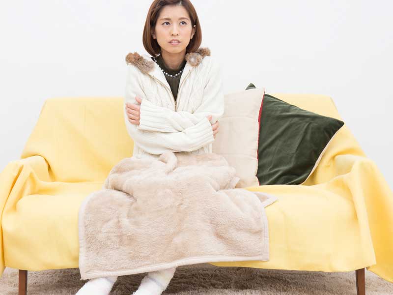 冷え性の妊婦さん
