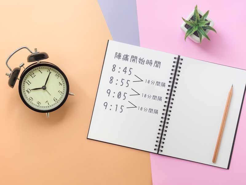 時計とメモ