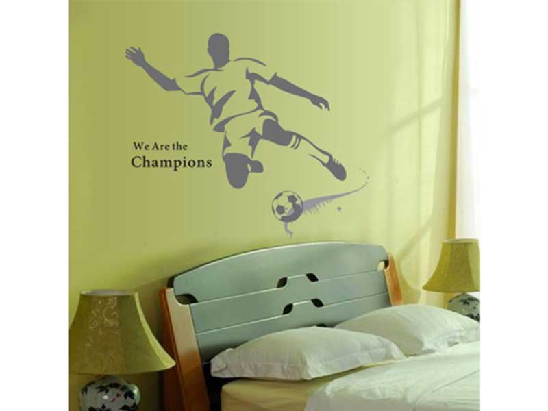 Wallsticker Storeのサッカープレーシルエット