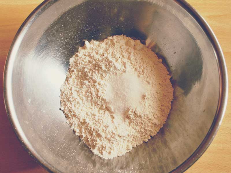 小麦粉粘土の作り方1
