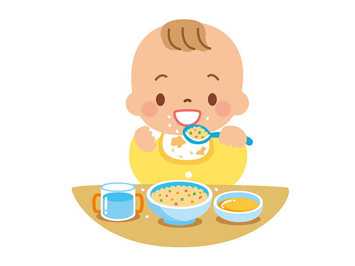 離乳食後期イラスト