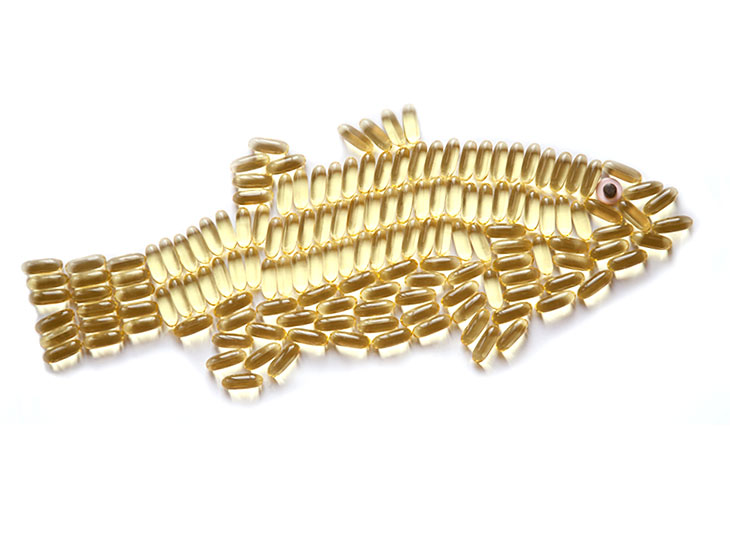 魚の形にした肝油