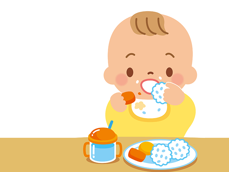 離乳食・中期イラスト