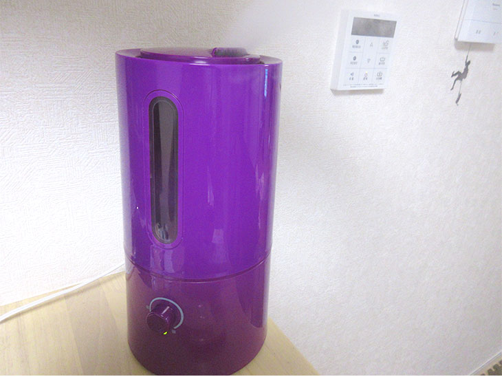 アロマ付き加湿器
