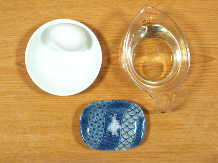 ノンアルコールのみりん卵酒の材料