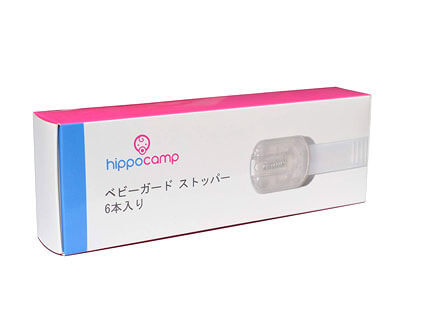 HippoCamp ベビーガード ストッパー クリアカラー 6本入り