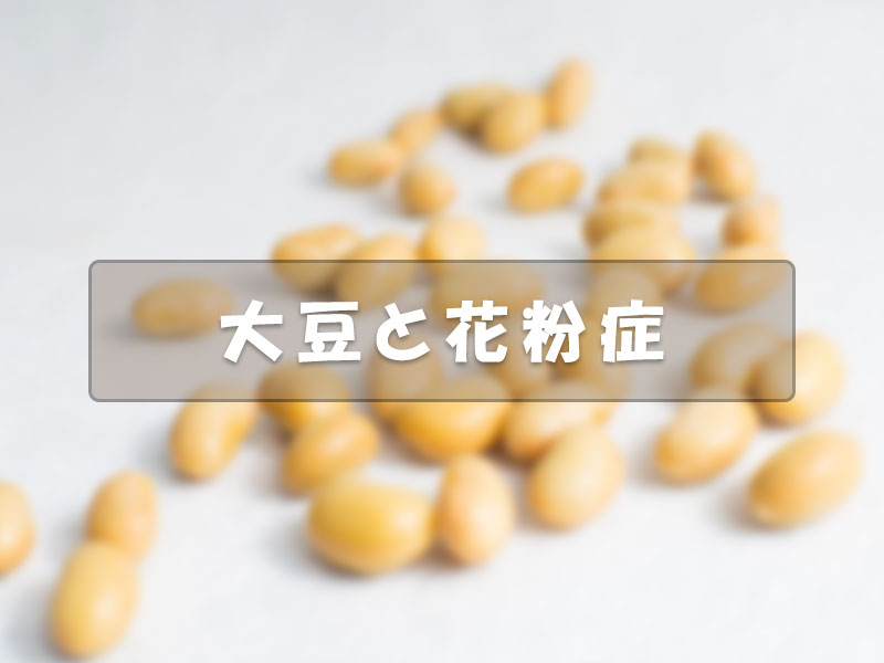大豆と花粉症